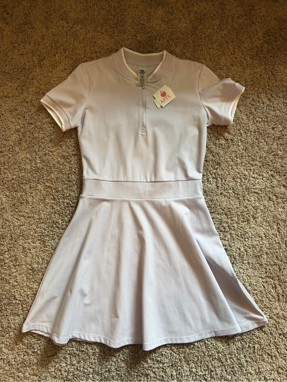 Light Lavender Fit-and-Flare Dress